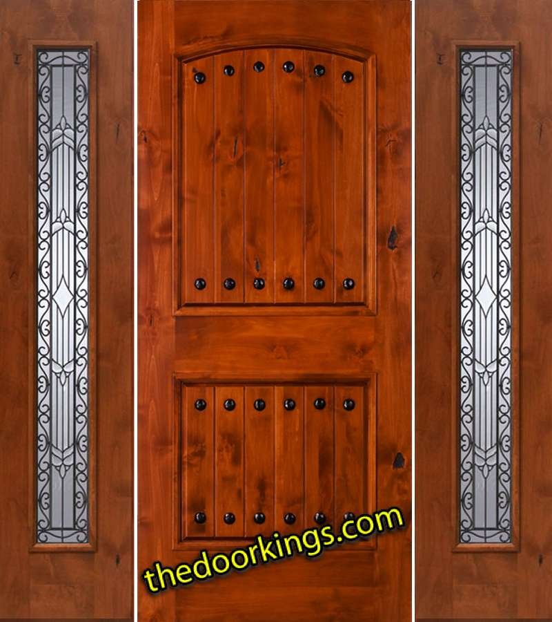 sw01 knotty alder with two sw51 sidelites
